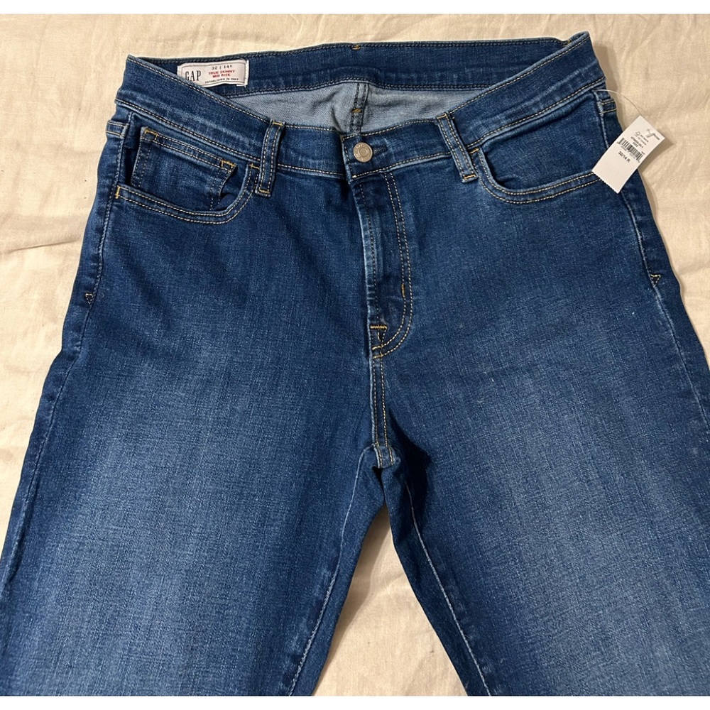 Gap true skinny mid rise jeans